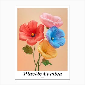 Dreamy Inflatable Flowers Poster Cosmos 3 Canvas Print