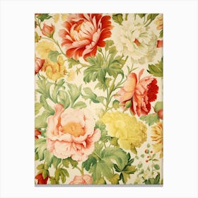 Floral Wallpaper 348 Canvas Print