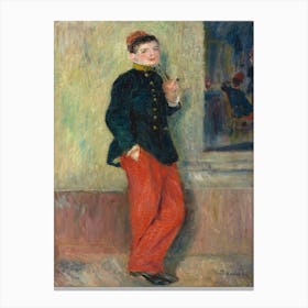 The Young Soldier, Pierre Auguste Renoir Canvas Print