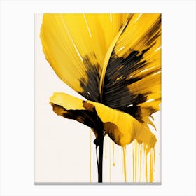 Yellow Leaf Canvas Print