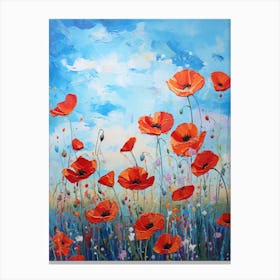 Poppies 10 Canvas Print