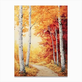 Beautiful Autumn Painting 13 Canvas Print