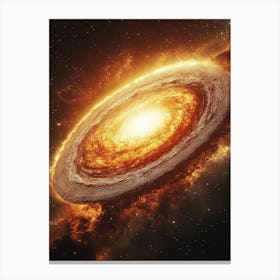 Galaxy In Space 3 Canvas Print