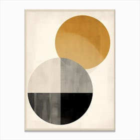 'Circles' Bauhaus Canvas Print