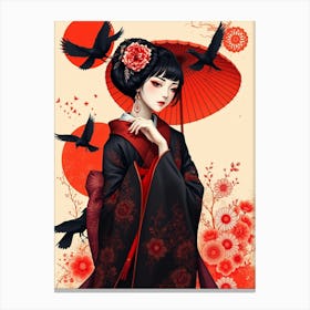 Geisha 9 Canvas Print