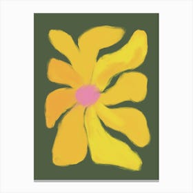 Yellow Flower Canvas Print