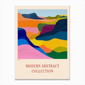 Modern Abstract Collection Poster 80 Canvas Print