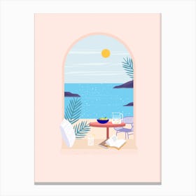 Mornings By The Sea Canvas Print
