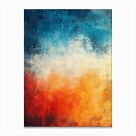 Abstract Colorful Grunge Texture 1 Canvas Print