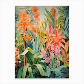 Tropical Plant Painting Cast Iron Plant 3 Canvas Print