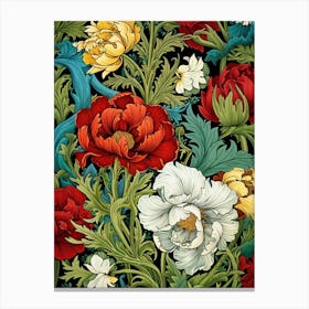 Floral Wallpaper 34 Canvas Print