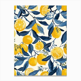 Lemons On A Branch 17 Canvas Print