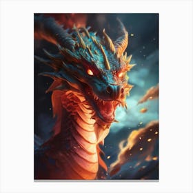 Dragon Hd Wallpaper Canvas Print