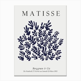 Matisse Minimal Cutout 9 Canvas Print