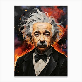 Albert Einstein 4 Canvas Print