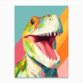 Colourful Dinosaur Scelidosaurus 1 Canvas Print