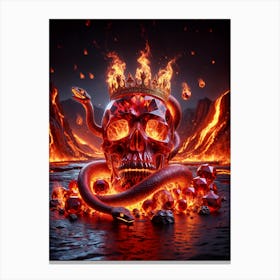 King Of Fire Canvas Print