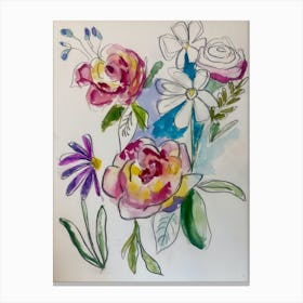 Floral Magic Canvas Print