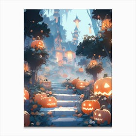 Halloween Pumpkins 2 Canvas Print