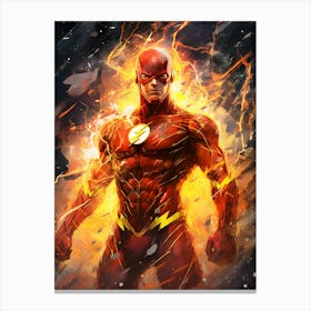 The Flash Painting Canvas Print