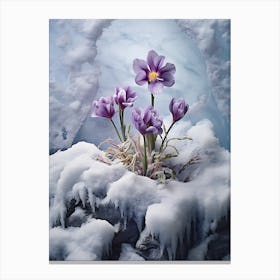 Beautiful Winter Flowers 39 Canvas Print