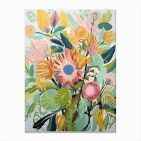 Bouquet Of Flowers Canvas Print