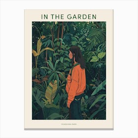 In The Garden Poster Pukekura Park New Zealand 4 Canvas Print