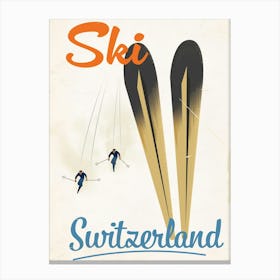 Ski Switzerland Canvas Print