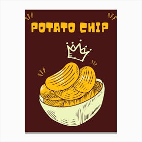 Potato Chip Canvas Print