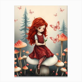 Little Red Riding Hood 1 Canvas Print