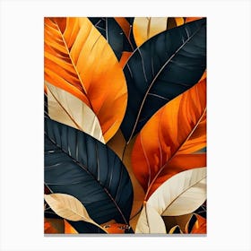 Autumn Leaves Wallpaper 1 Canvas Print