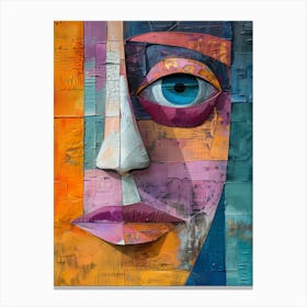 Face Of A Woman 5 Canvas Print