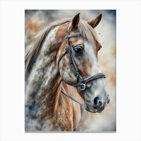 Horse Portrait - Ai Canvas Print