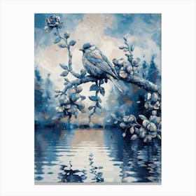 Bird On A Branch 13 Canvas Print