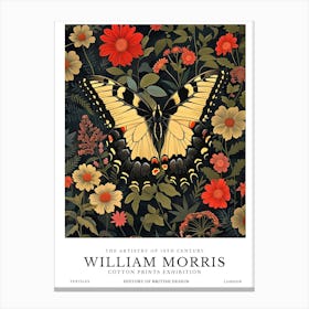 William Morris Exhibition Insects Series 12 Canvas Print