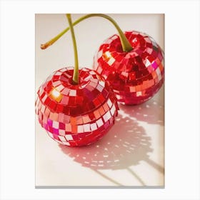 Disco Cherries Art Print , Wall Art Poster Canvas Print