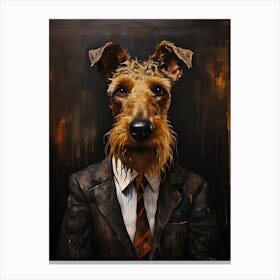 Distinguished Terrier Canvas Print