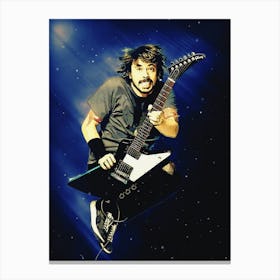 Superstars Of Dave Grohl Band Rock Foo Fighters Canvas Print