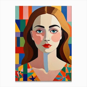 Portrait Of A Woman 36 Canvas Print