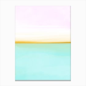 Tropical sunset pink skies Canvas Print