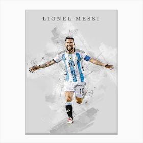 Lionel Messi Argentina 12 Canvas Print