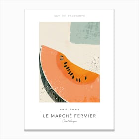 Cantaloupe Le Marche Fermier Poster 2 Canvas Print