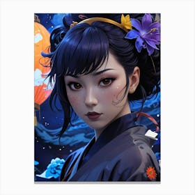 Japan Geisha Visual 37 Canvas Print