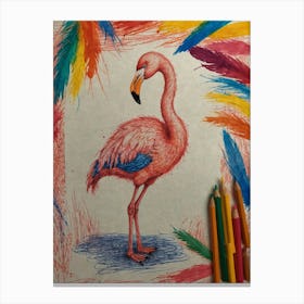 Flamingo 42 Canvas Print