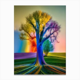 Rainbow Tree 1 Canvas Print