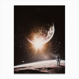 Astronaut In A Space Odyssey 1 Canvas Print