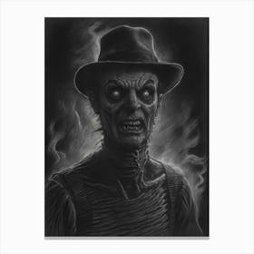 Frankenstein'S Monster Sketch Canvas Print