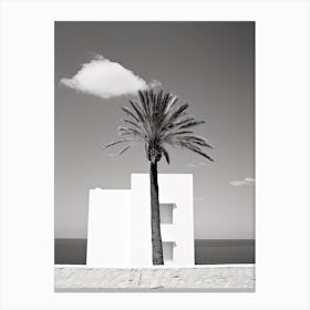 Ibiza, Spain, Photography In Black And White 3 Canvas Print