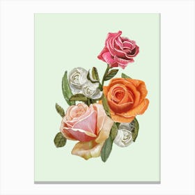 Heirloom Roses Canvas Print