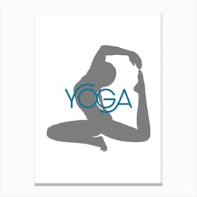 Yoga, the sport of yoga, the sport of meditation, relaxation, inspiring rest and meditation, a distinctive and exceptional work of art that embodies yoga.1 Canvas Print